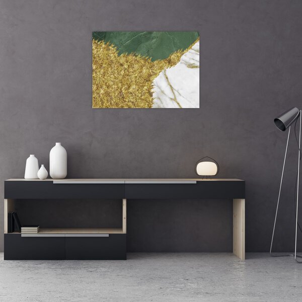 Kép - Zöld márvány N⁰2 (70x50 cm)
