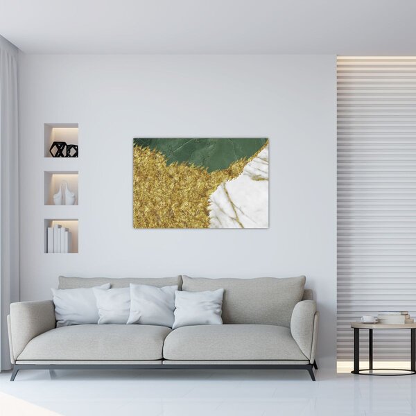 Kép - Zöld márvány N⁰2 (90x60 cm)