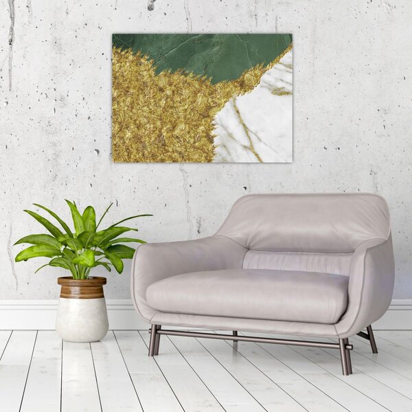 Kép - Zöld márvány N⁰2 (70x50 cm)