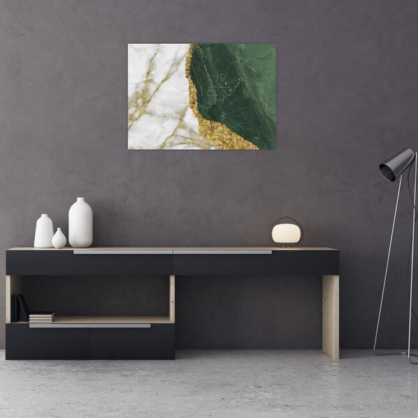Kép - Zöld márvány N⁰3 (70x50 cm)