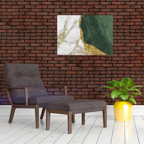 Kép - Zöld márvány N⁰3 (70x50 cm)