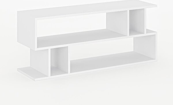 Selya TV-állvány, fehér, 120 cm