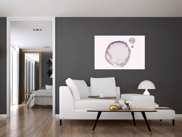 Kép - Lila minimalizmus N⁰4 (90x60 cm)