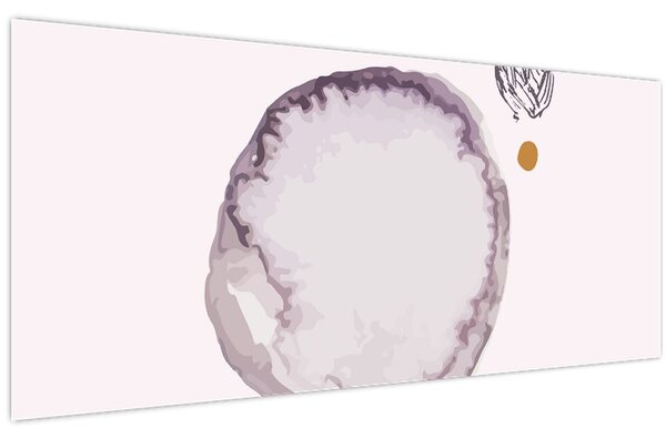 Kép - Lila minimalizmus N⁰4 (120x50 cm)