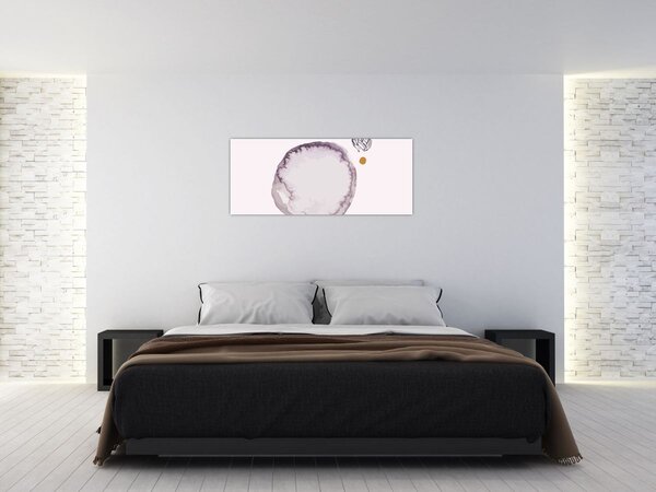 Kép - Lila minimalizmus N⁰4 (120x50 cm)