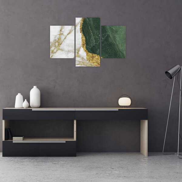 Kép - Zöld márvány N⁰3 (90x60 cm)