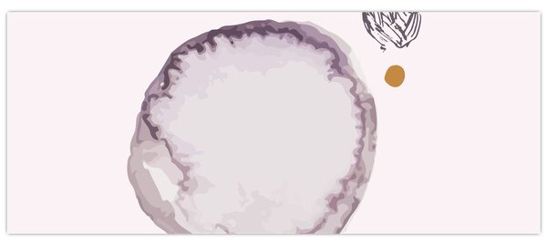Kép - Lila minimalizmus N⁰4 (120x50 cm)