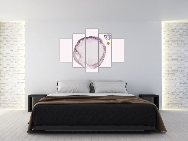 Kép - Lila minimalizmus N⁰4 (150x105 cm)