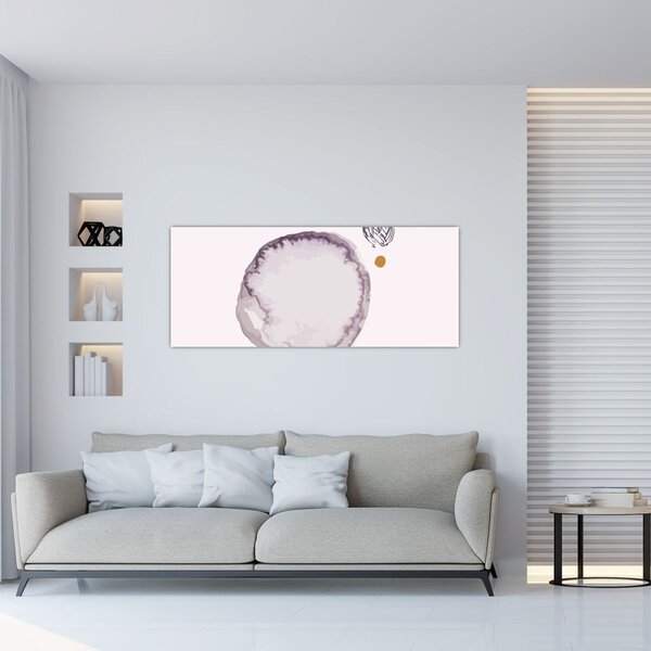 Kép - Lila minimalizmus N⁰4 (120x50 cm)