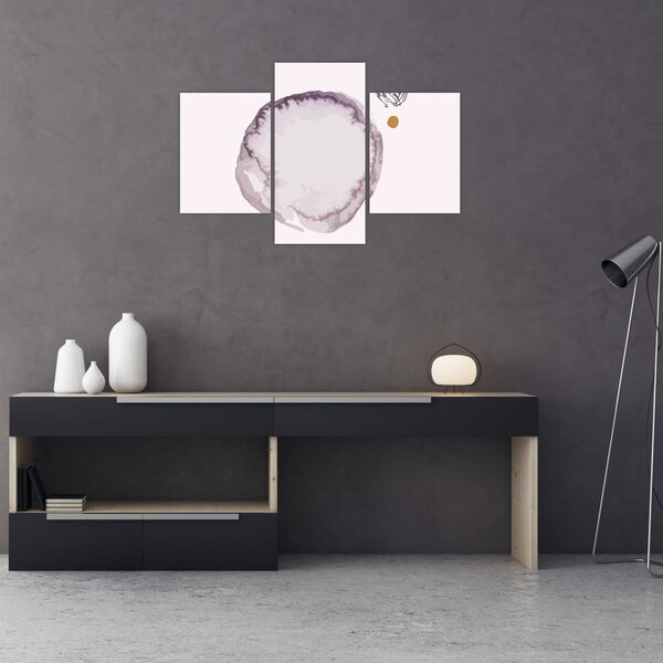 Kép - Lila minimalizmus N⁰4 (90x60 cm)
