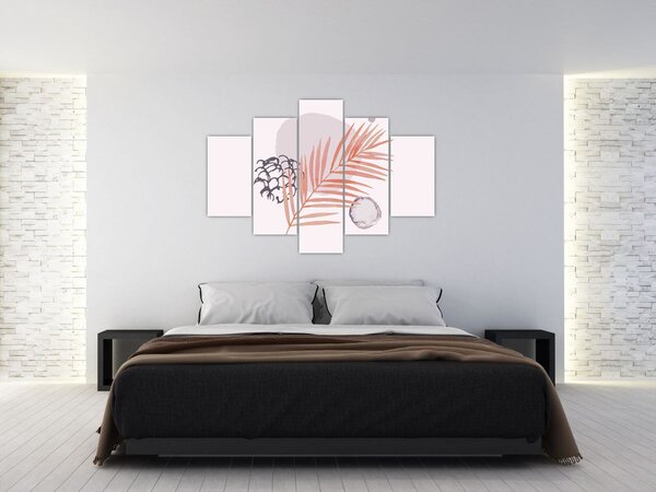 Kép - Lila minimalizmus N⁰3 (150x105 cm)