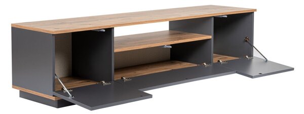 Veramont TV-állvány, antracit-atlanti fenyő, 180 cm