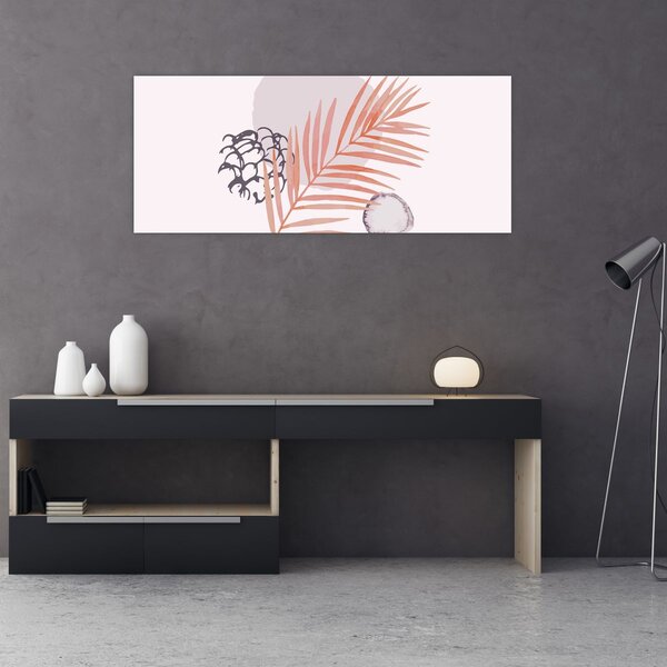 Kép - Lila minimalizmus N⁰3 (120x50 cm)