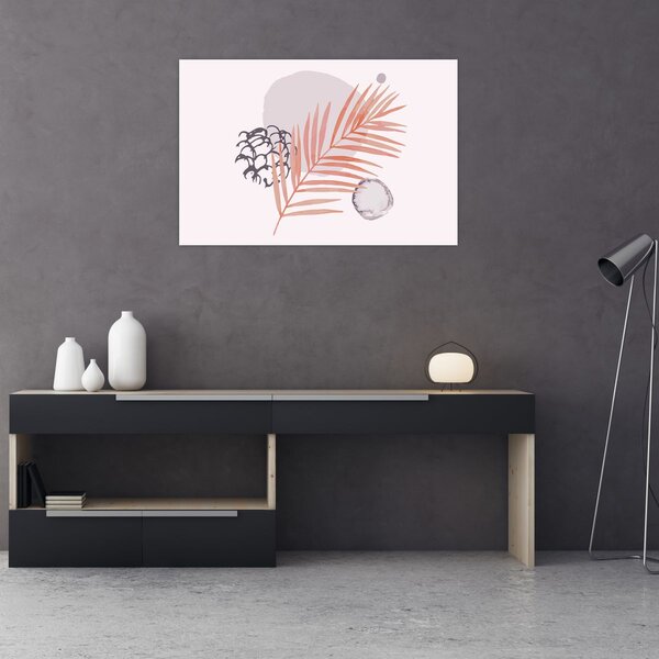 Kép - Lila minimalizmus N⁰3 (90x60 cm)