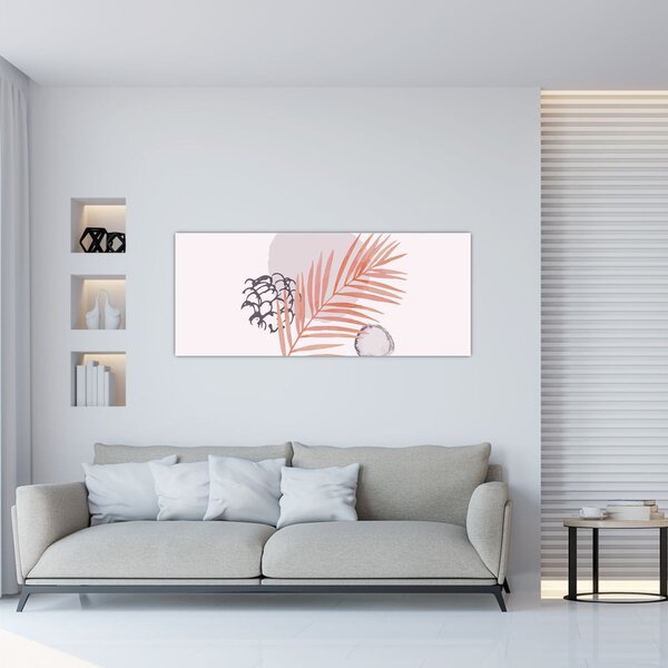 Kép - Lila minimalizmus N⁰3 (120x50 cm)
