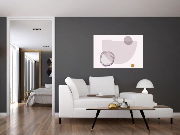 Kép - Lila minimalizmus N⁰2 (90x60 cm)