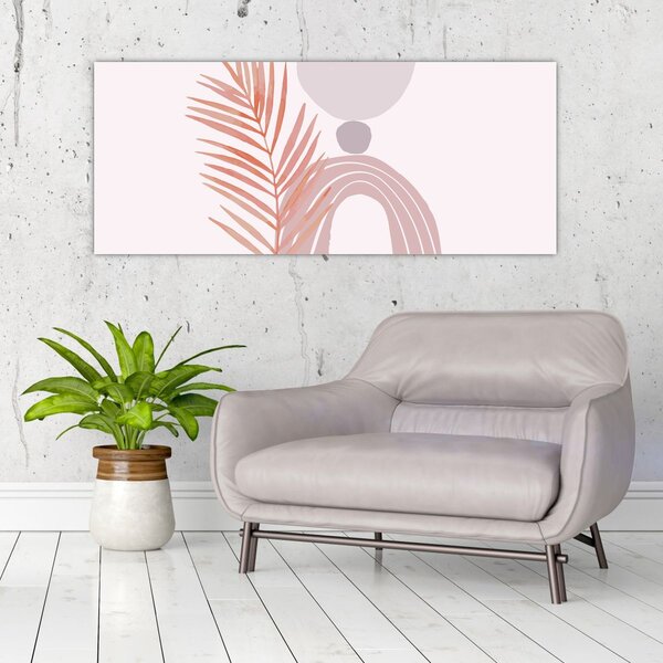 Kép - Lila minimalizmus N⁰1 (120x50 cm)