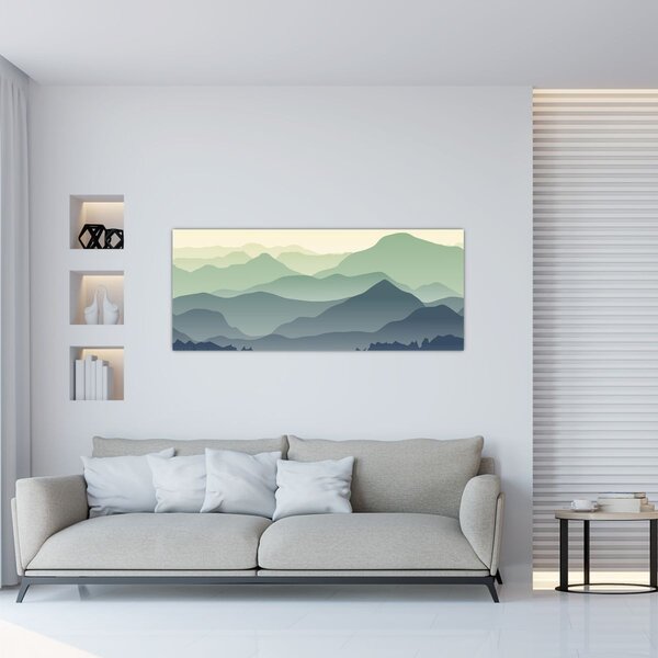 Kép - Forest Mountain (120x50 cm)