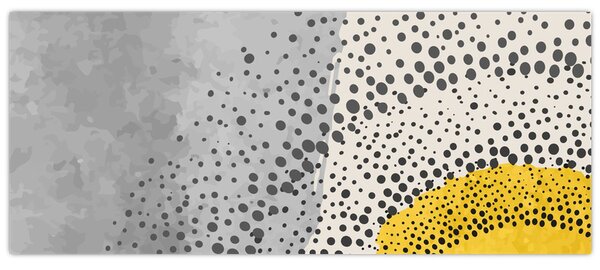 Kép - N⁰3 strand absztrakt festménye (120x50 cm)