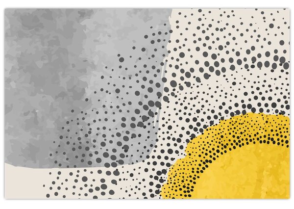 Kép - N⁰3 strand absztrakt festménye (90x60 cm)
