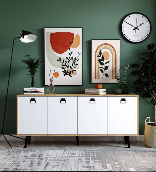 Mirza Modern 180 - Sapphire Oak, White