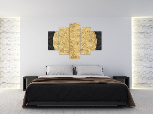 Kép - Arany szerkezet N⁰2 (150x105 cm)