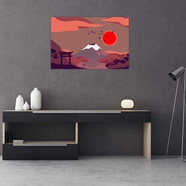 Kép - Fuji hegység (90x60 cm)