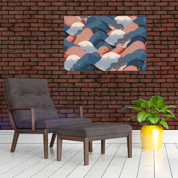 Kép - Japán hullámok (90x60 cm)