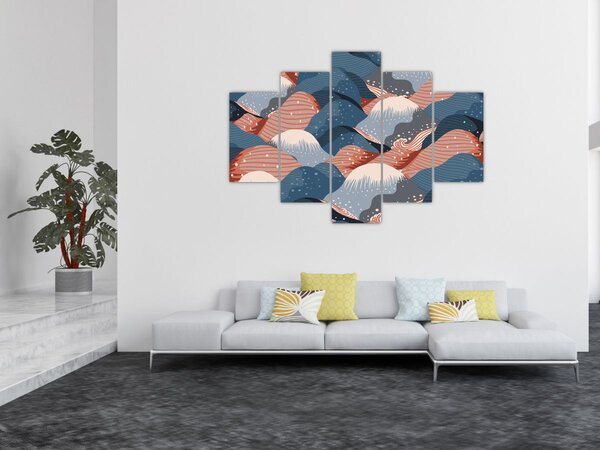 Kép - Japán hullámok (150x105 cm)