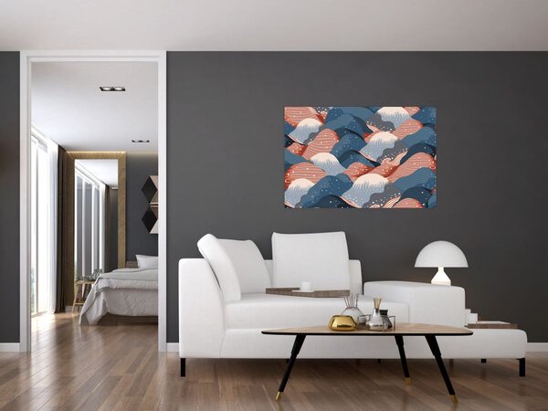 Kép - Japán hullámok (90x60 cm)