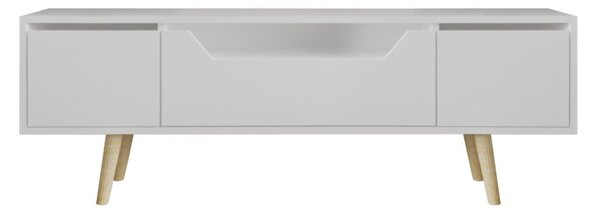 Roma TV-állvány, fehér, 150 cm