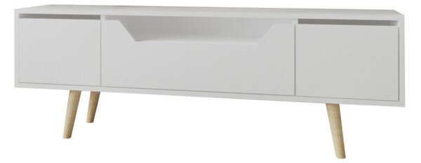 Roma TV-állvány, fehér, 150 cm