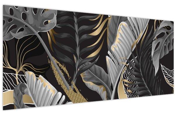 Kép - Arany dzsungel (120x50 cm)