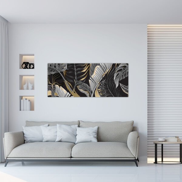 Kép - Arany dzsungel (120x50 cm)