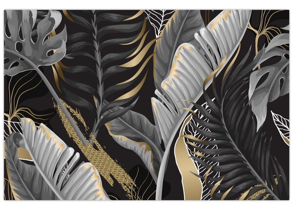 Kép - Arany dzsungel (90x60 cm)