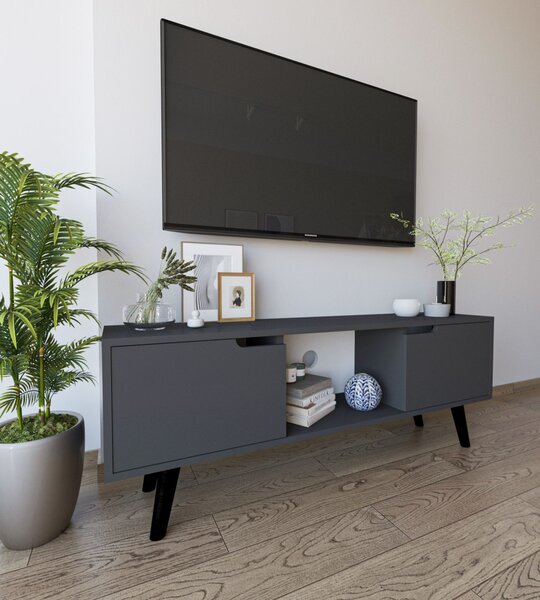 Siena TV-állvány, antracit, 139,7 cm