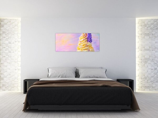 Kép - Levendulás fagylalt (120x50 cm)