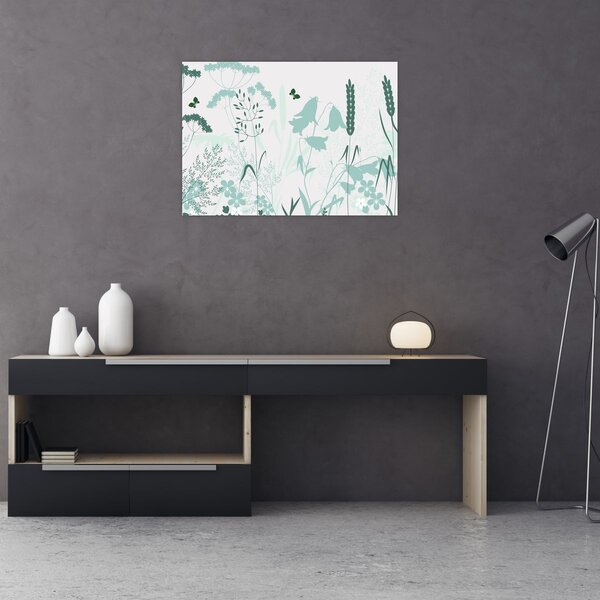 Kép - rét vektor (70x50 cm)