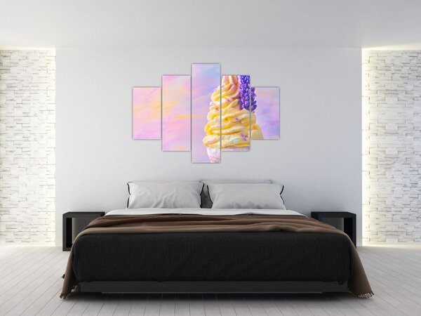 Kép - Levendulás fagylalt (150x105 cm)