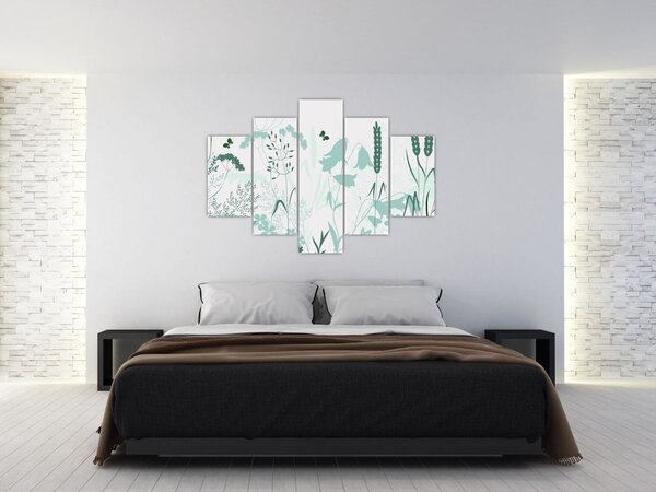 Kép - rét vektor (150x105 cm)