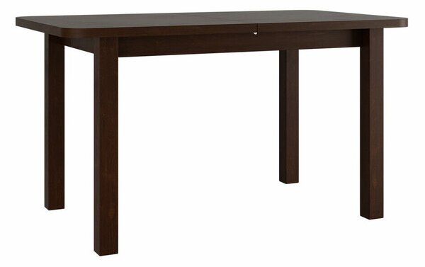 Asztal Victorville 123, Dió, 76x80x140cm, Hosszabbíthatóság, Laminált forgácslap, Váz anyaga, Részben összeszerelt, Bükkfa