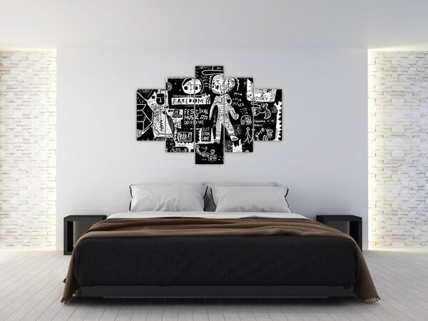 Kép - Graffiti (150x105 cm)