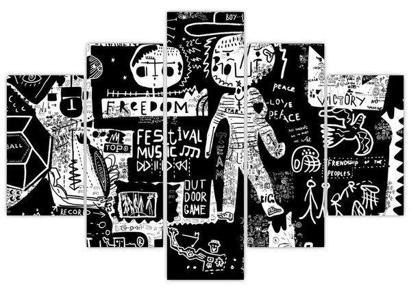 Kép - Graffiti (150x105 cm)