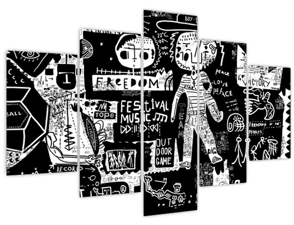 Kép - Graffiti (150x105 cm)