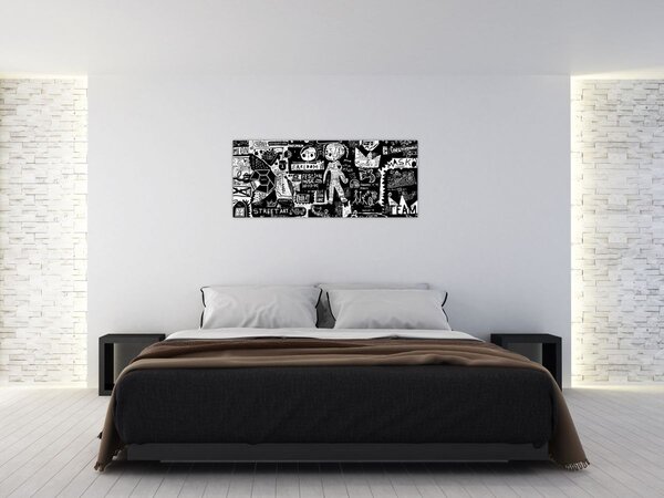 Kép - Graffiti (120x50 cm)