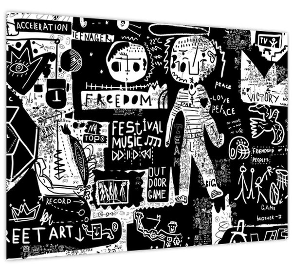 Kép - Graffiti (70x50 cm)