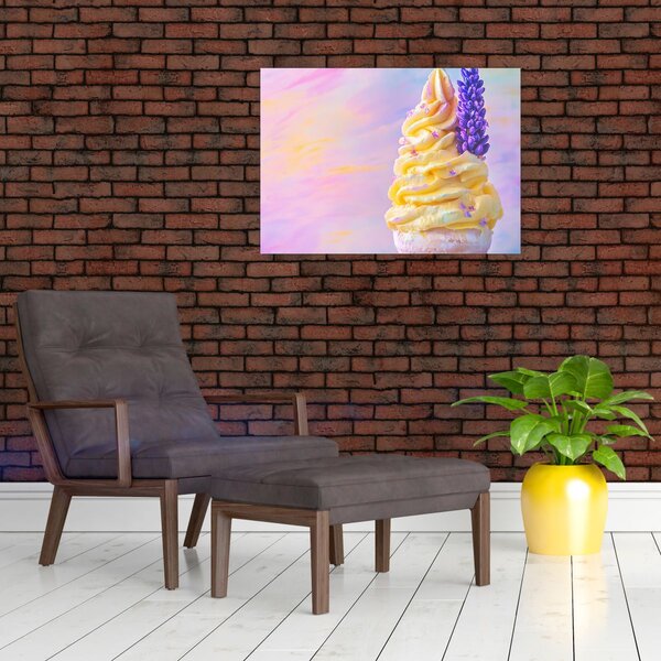 Kép - Levendulás fagylalt (70x50 cm)