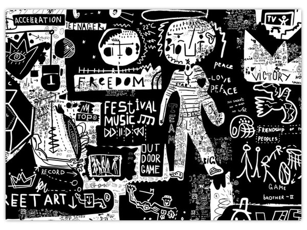 Kép - Graffiti (70x50 cm)