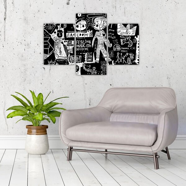 Kép - Graffiti (90x60 cm)
