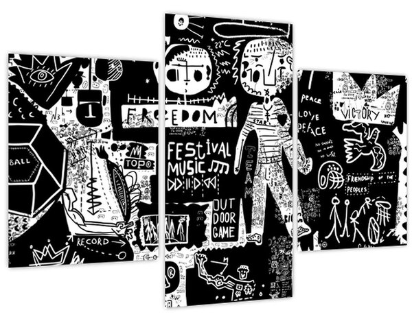 Kép - Graffiti (90x60 cm)